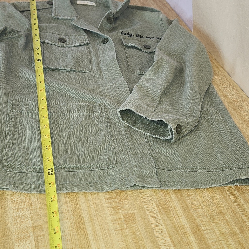 HONEY PUNCH Dragon Embroidered Military Jacket, size M - Picture 11 of 12